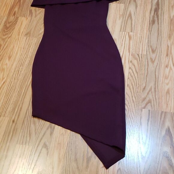 Fashion Nova Dress, Burgundy Dress - Picture 8 of 8